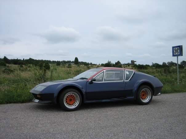 The "original" Renault Alpine A310 from when Johan bought it. 