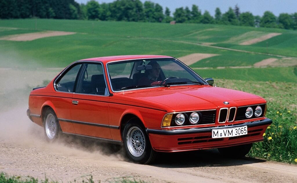 Red Shark nose BMW 635 CSi