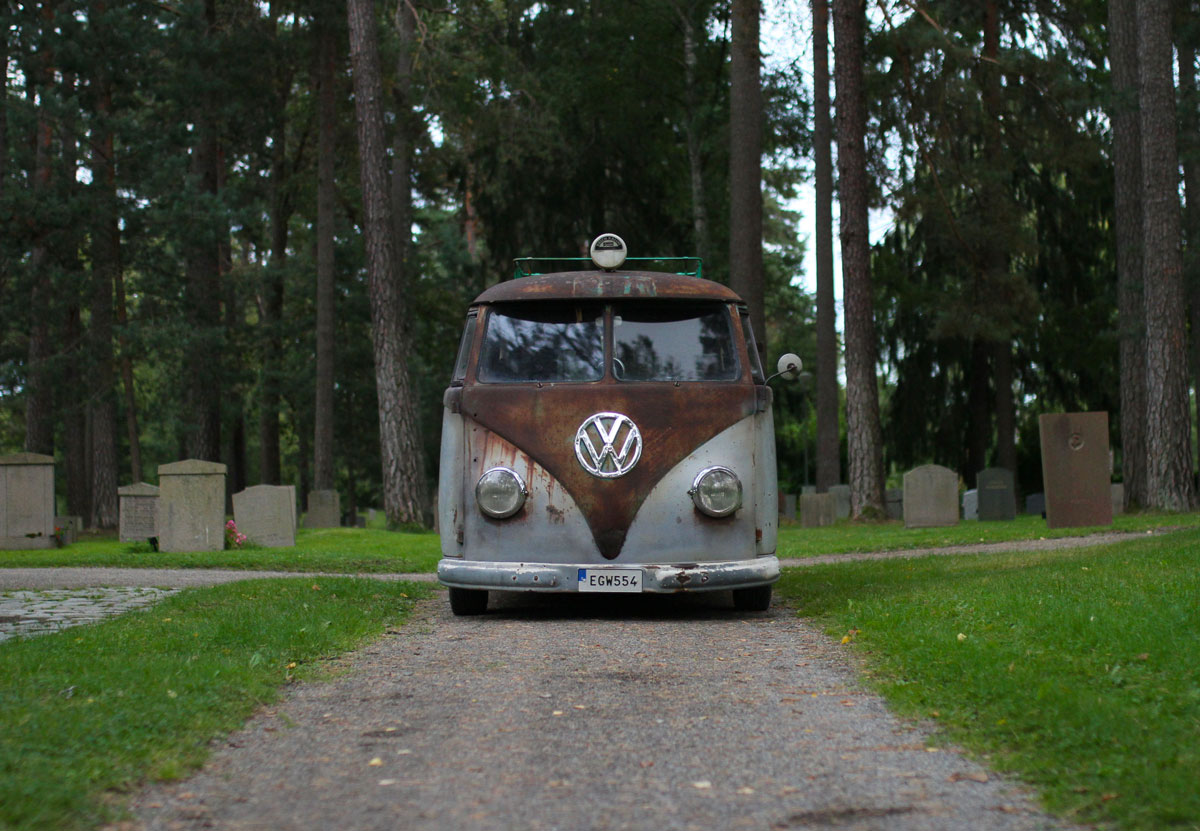 Front of Patina kleinbus 1957