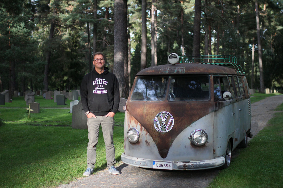 Mike and his Patina Kleinbus from 1957