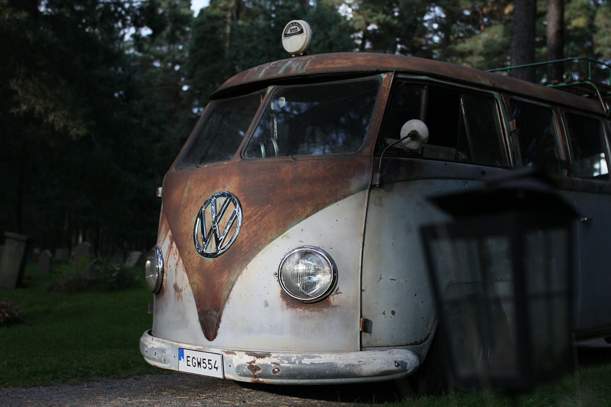 FRont of PAtina Kleinbus 1957