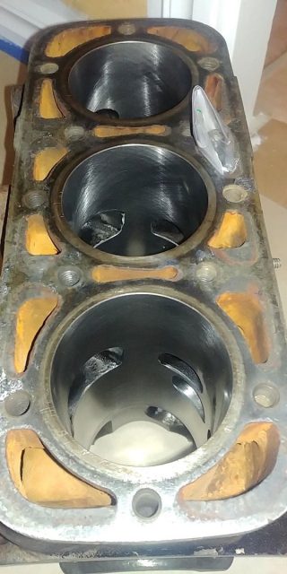 Engine block renovation two stroke saab 96