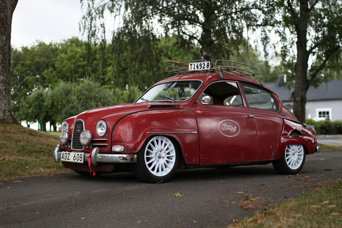saab 96 from 1964 red