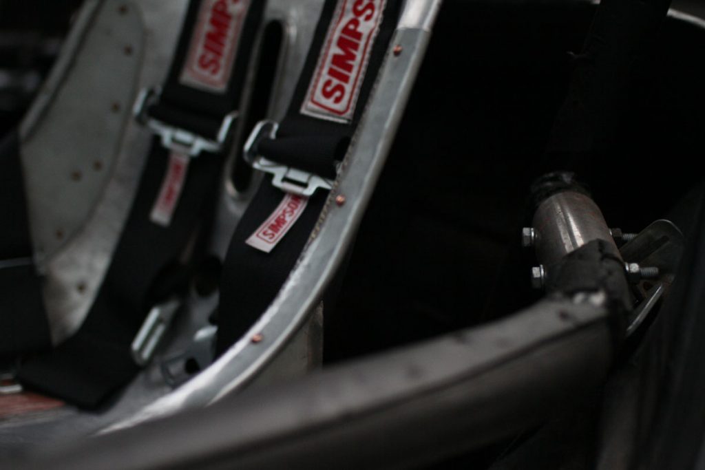 Crash cage in a porsche 912