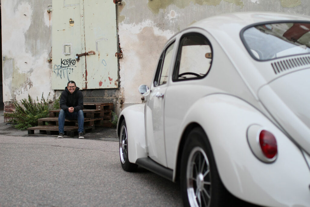 micke and his Cal Look Beetle 1967