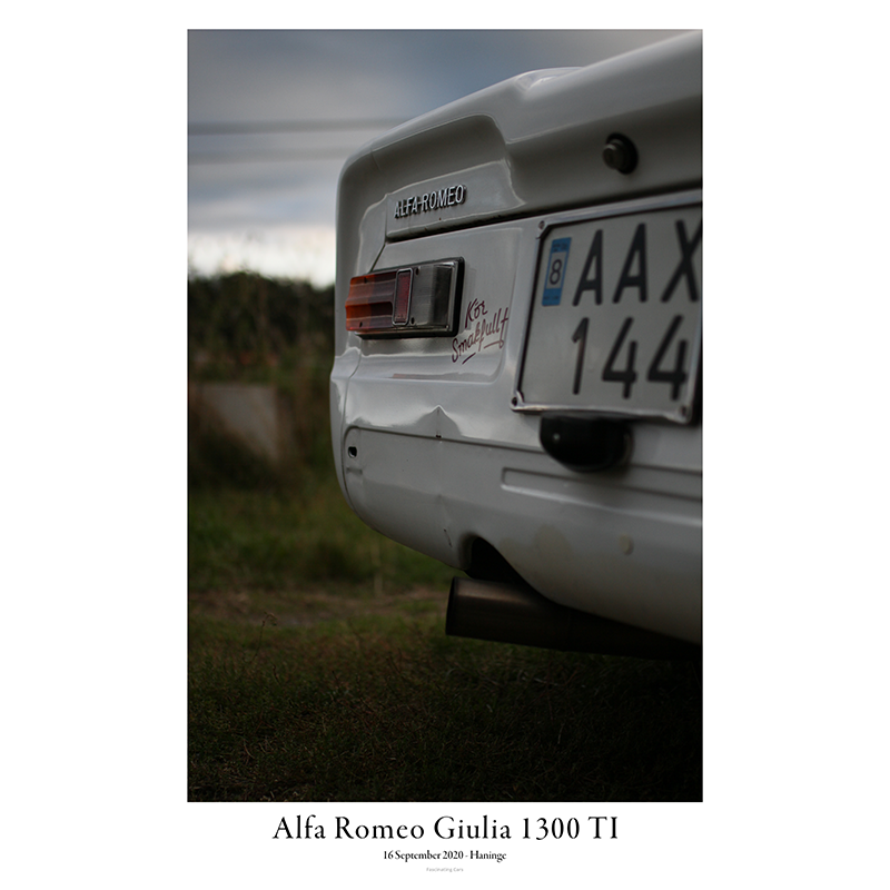 Alfa Romeo Giulia 1300 TI - From right behind