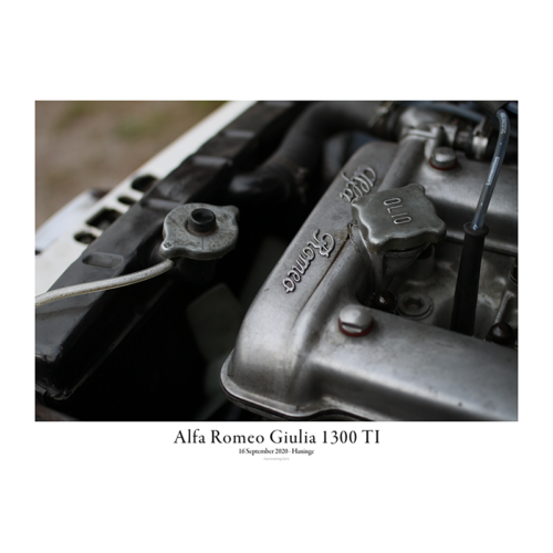 Alfa Romeo Giulia 1300 TI - Engine from the side