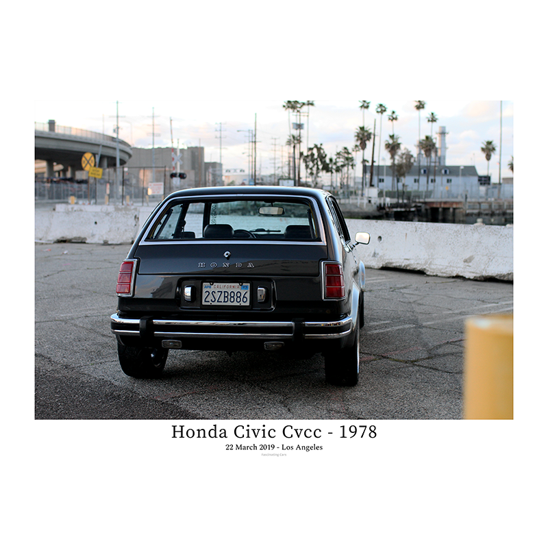 Honda Civic Cvcc - 1978 - From behind
