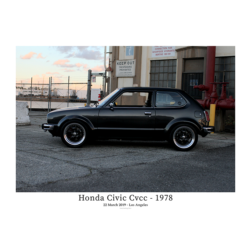 Honda Civic Cvcc - 1978 - From left side