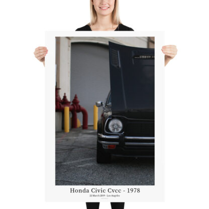 Honda Civic Cvcc - 1978 - Front hood open 70x100