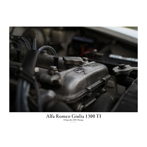 Alfa-Romeo-Giulia-1300-TI-–-Engine-from-front-with-text