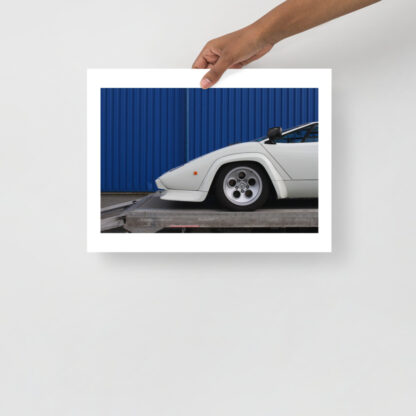 Lamboghini-Countach-left-front-profile 30x40