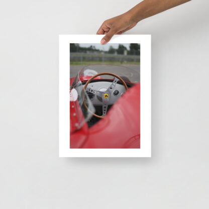 Ferrari-classic-racing-car-Steering-wheel 30x40