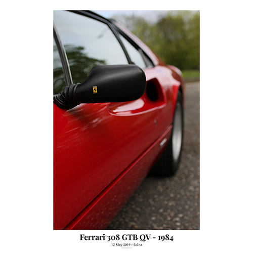 Ferrari-308-GTB-QV-Left-side-mirror-with-text