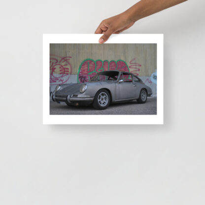 Porsche-912-Left-side-grafitti 30x40