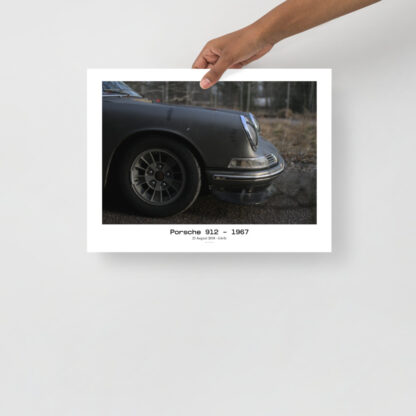 Porsche-912-Right-front-profile-with-text 30x40