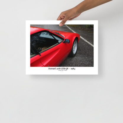 Ferrari-308-GTB-QV-Right-side-from-behind-with-text 30x40