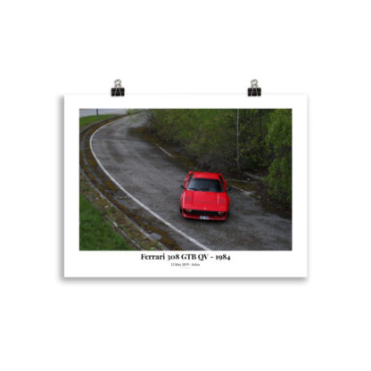 Ferrari-308-GTB-QV-Above-front-with-text 30x40